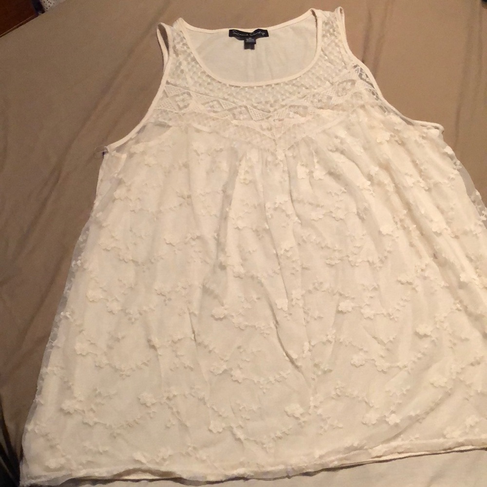 Lace tank top